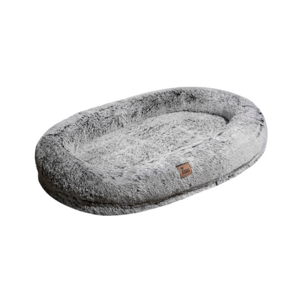 Lit Donut Apaisant pour Chien – Confort Moelleux et Soutien Lombaire