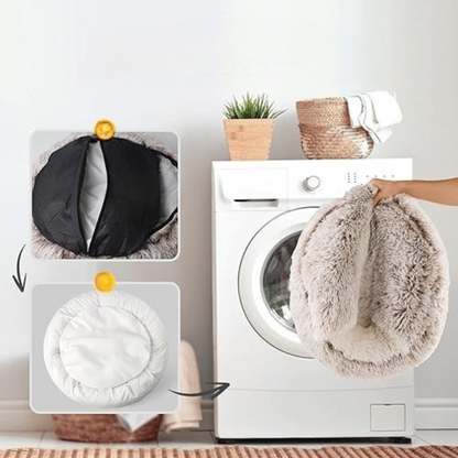 Lit Couvert Fausse Fourrure pour Animaux | Chaud Apaisant Lit