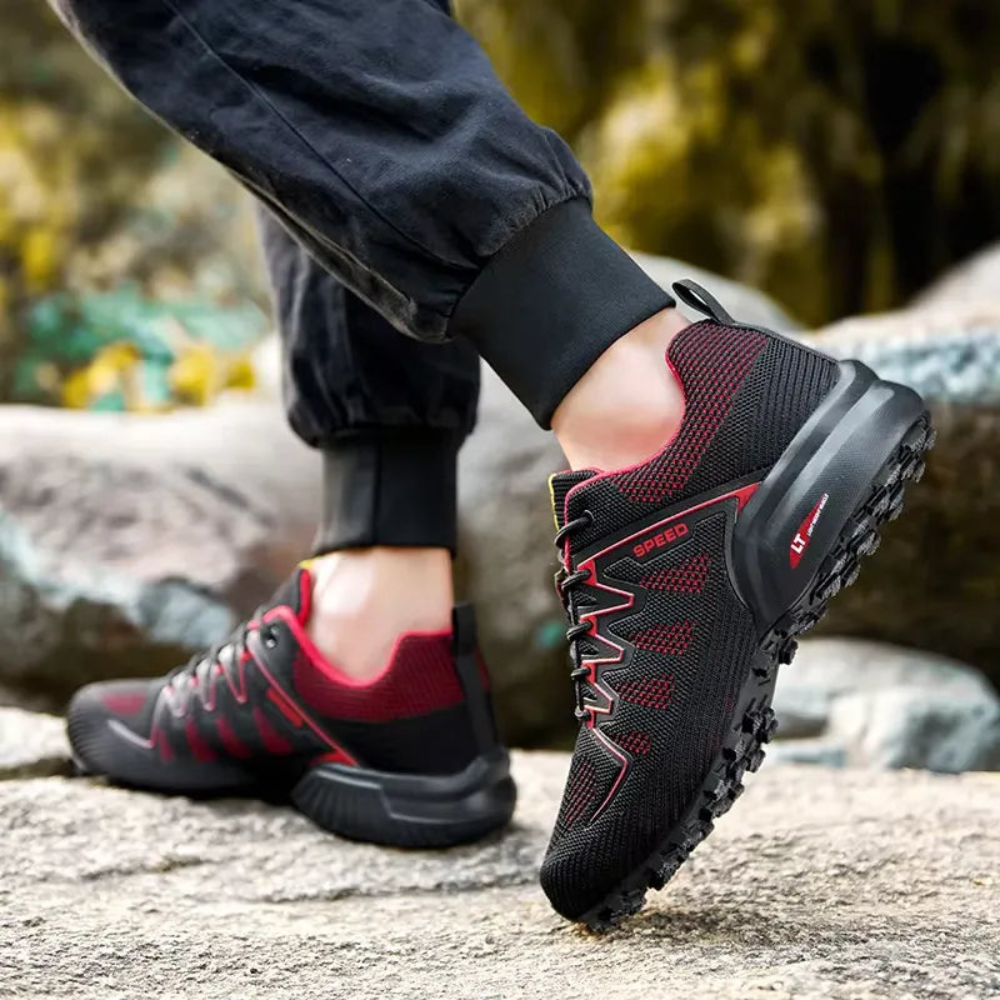 TrailEase Chaussures Trek | Confort Orthopédique Léger, Semelle Antidérapante