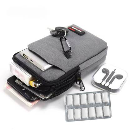 UrbanRunner Noir | Sac Banane Étanche Voyage et Sport pour Hommes