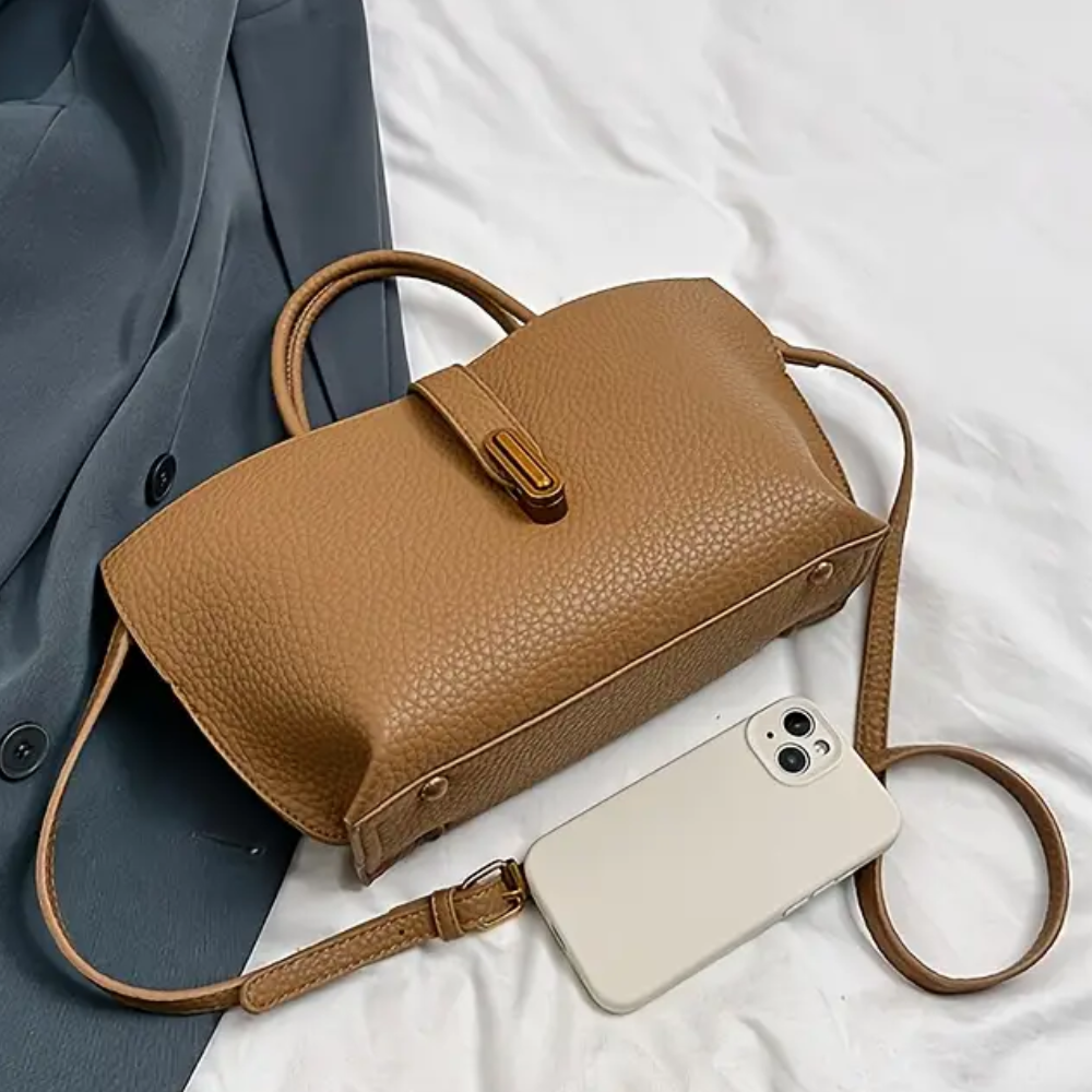 Sac Bandoulière Minimaliste avec Pochette Intérieure | Sac à Main Léger