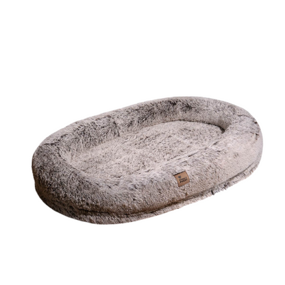 Lit Donut Apaisant pour Chien – Confort Moelleux et Soutien Lombaire