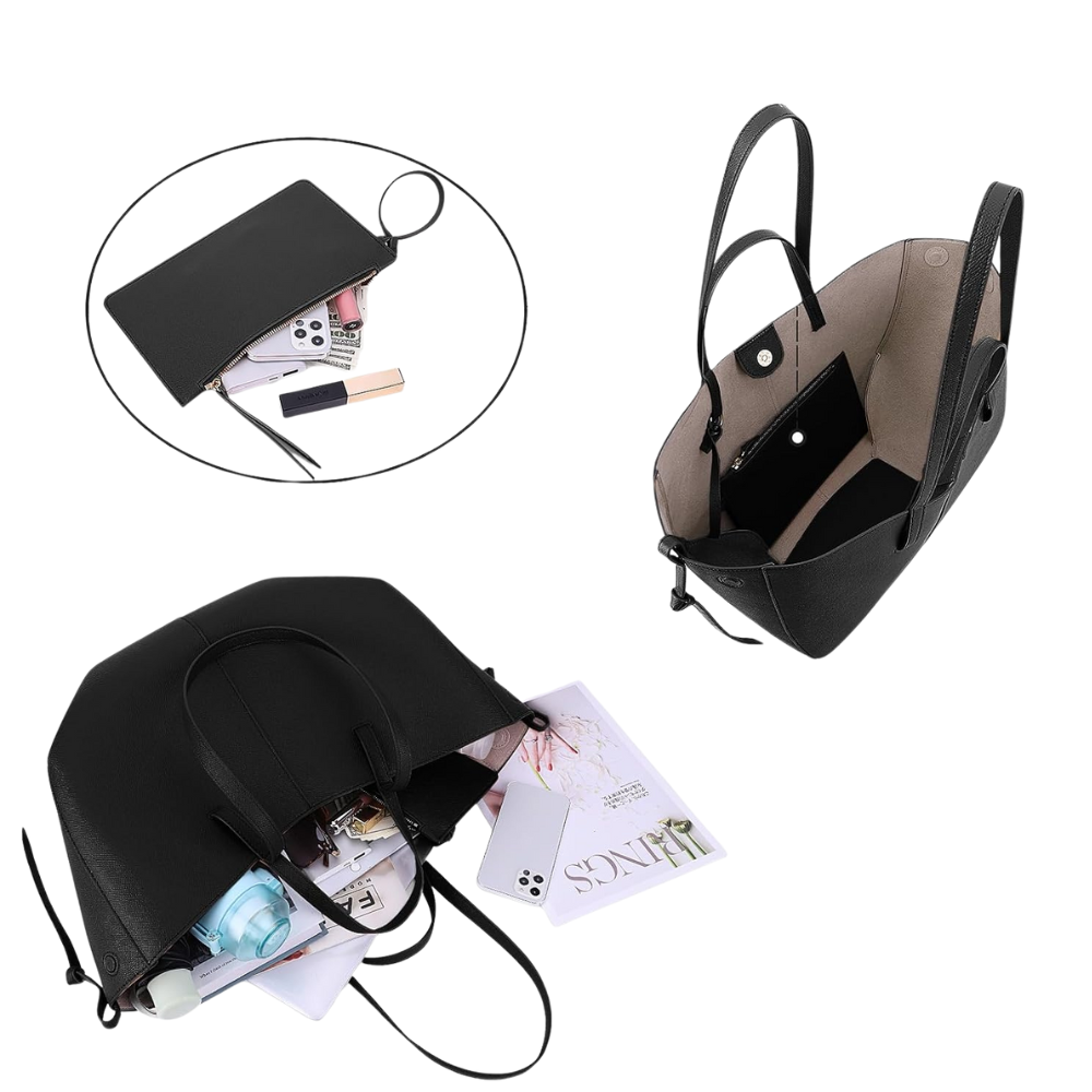 Sac Cabas Élégant en Similicuir | Sac Spacieux du Quotidien