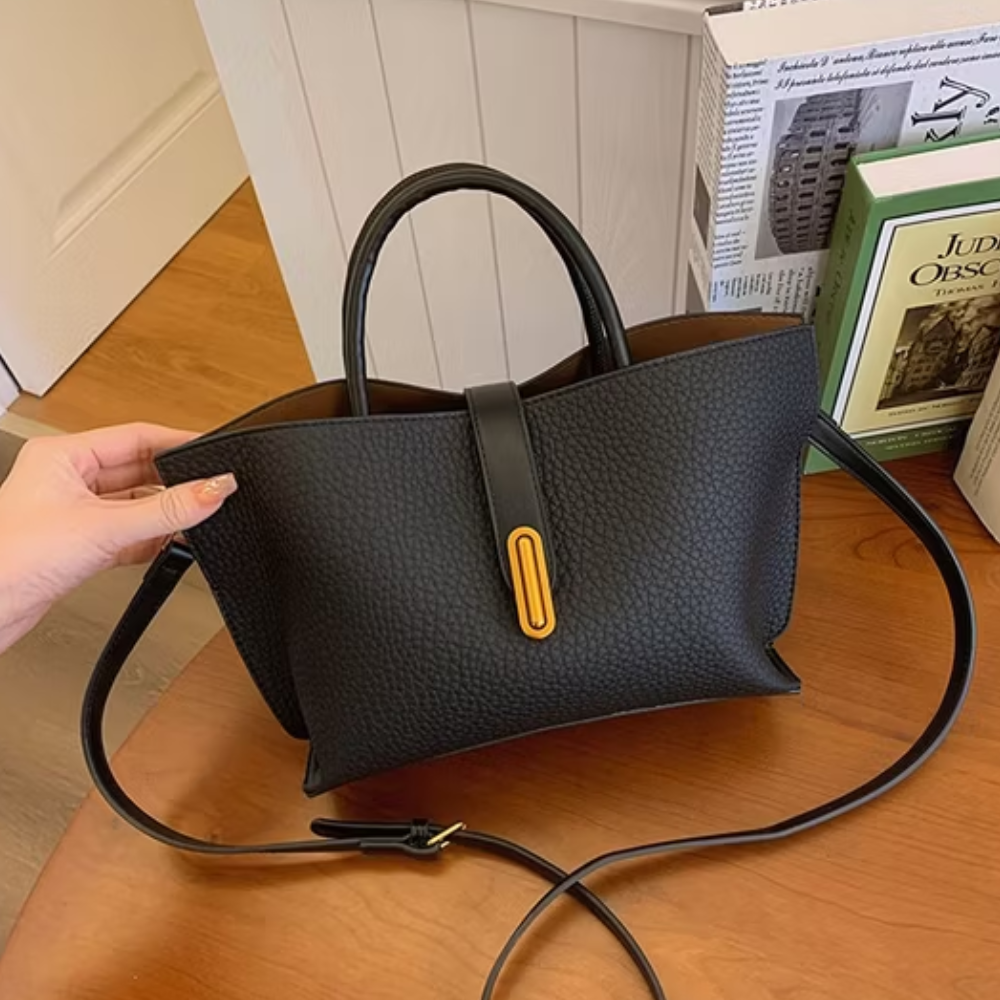 Sac Bandoulière Minimaliste avec Pochette Intérieure | Sac à Main Léger