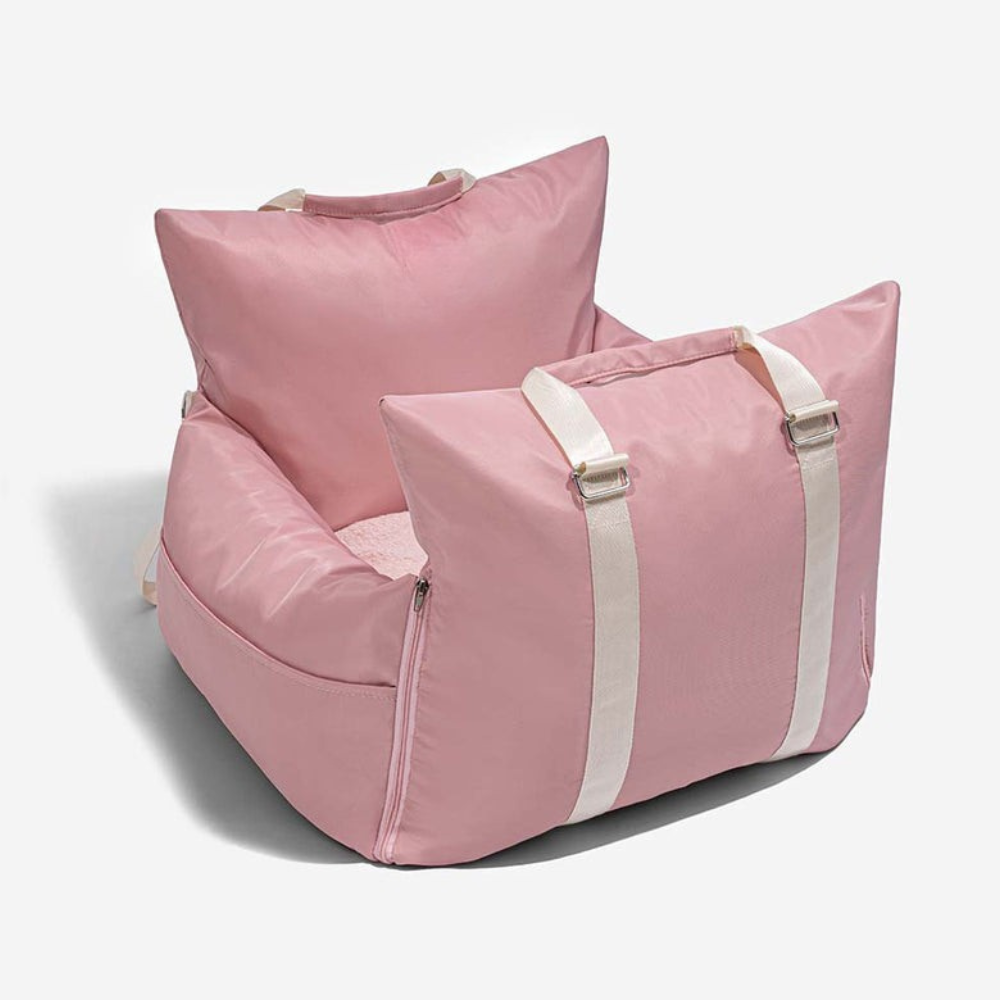 Siège Auto pour Chien de Luxe | Sûr et Confortable