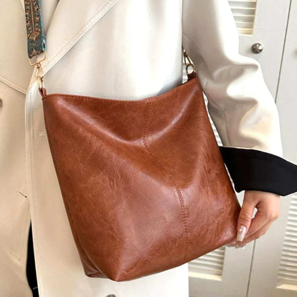 Sac Bandoulière Bohème 2-en-1 en Cuir Vegan | Écologique & Léger