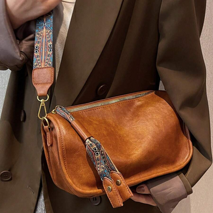 Sac Bandoulière Compact Élégant en Cuir PU | Léger et Stylé