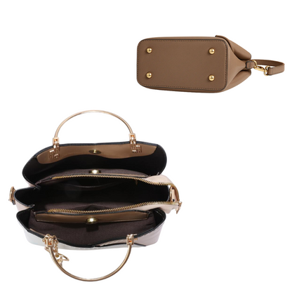 Sac à Bandoulière en Similicuir Multi-Compartiments | Élégant, Réglable