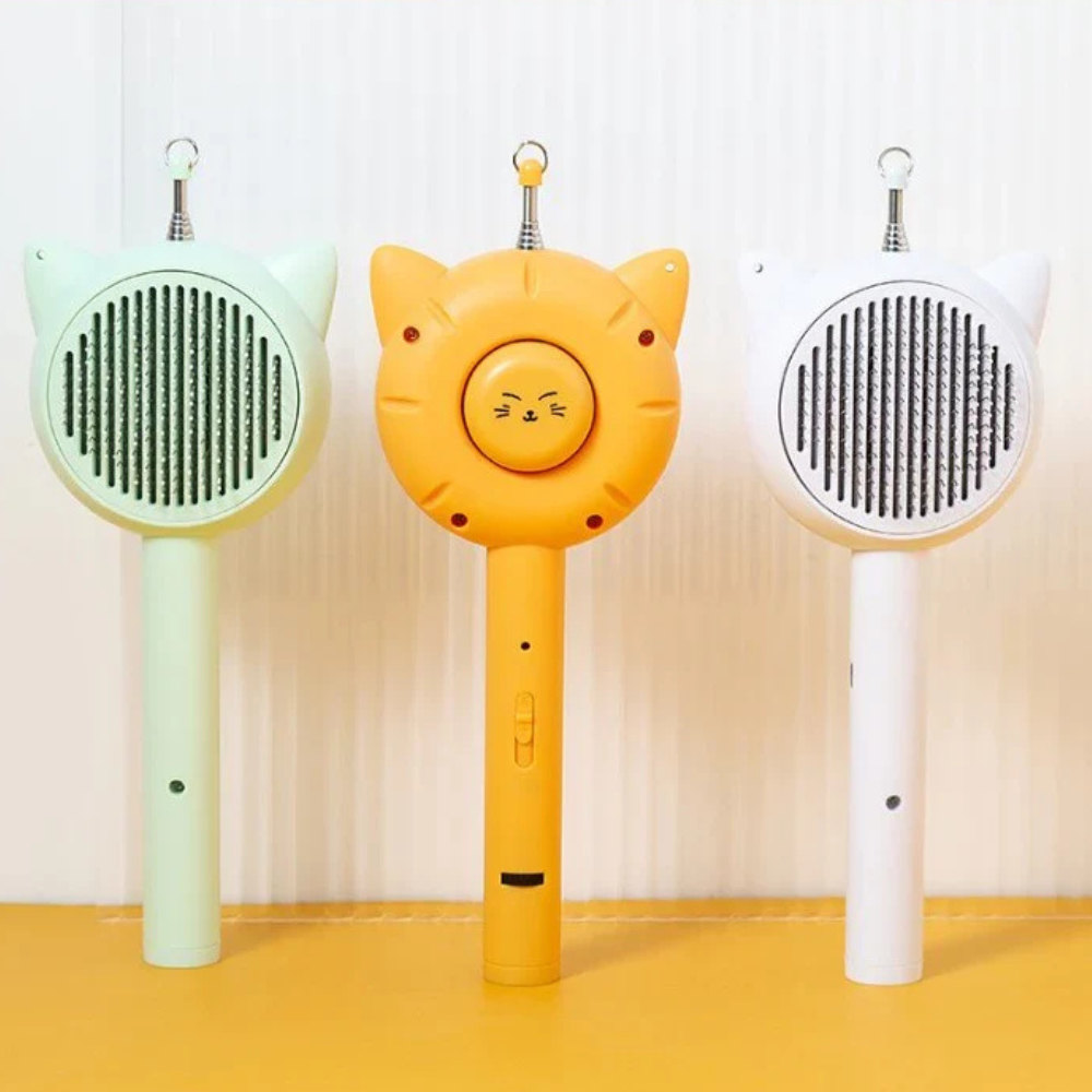 PurrfectEase Brosse Multifonction pour Chat | Toilettage, Jeu & Détente