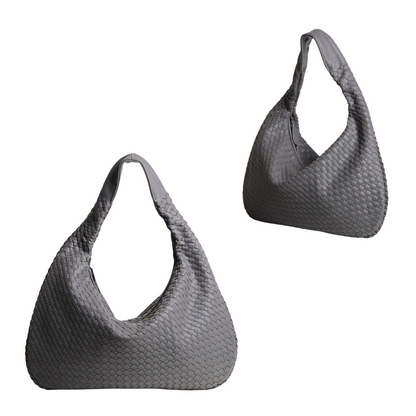 Sac Bandoulière en Cuir Vegan Tressé pour Femme | Élégant et Classique