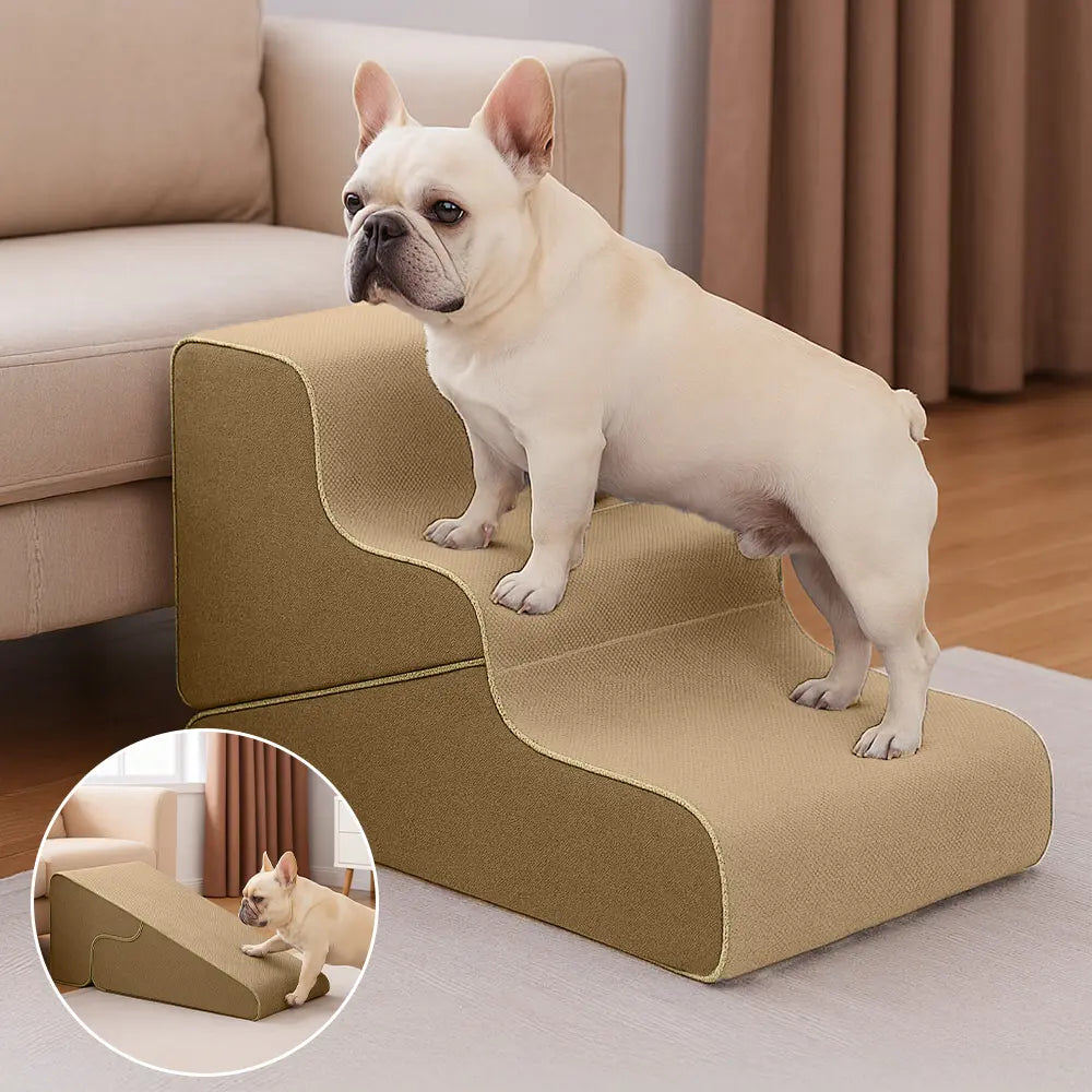 PawStride Escaliers Pliables pour Chien | Rampe et Escaliers Convertibles