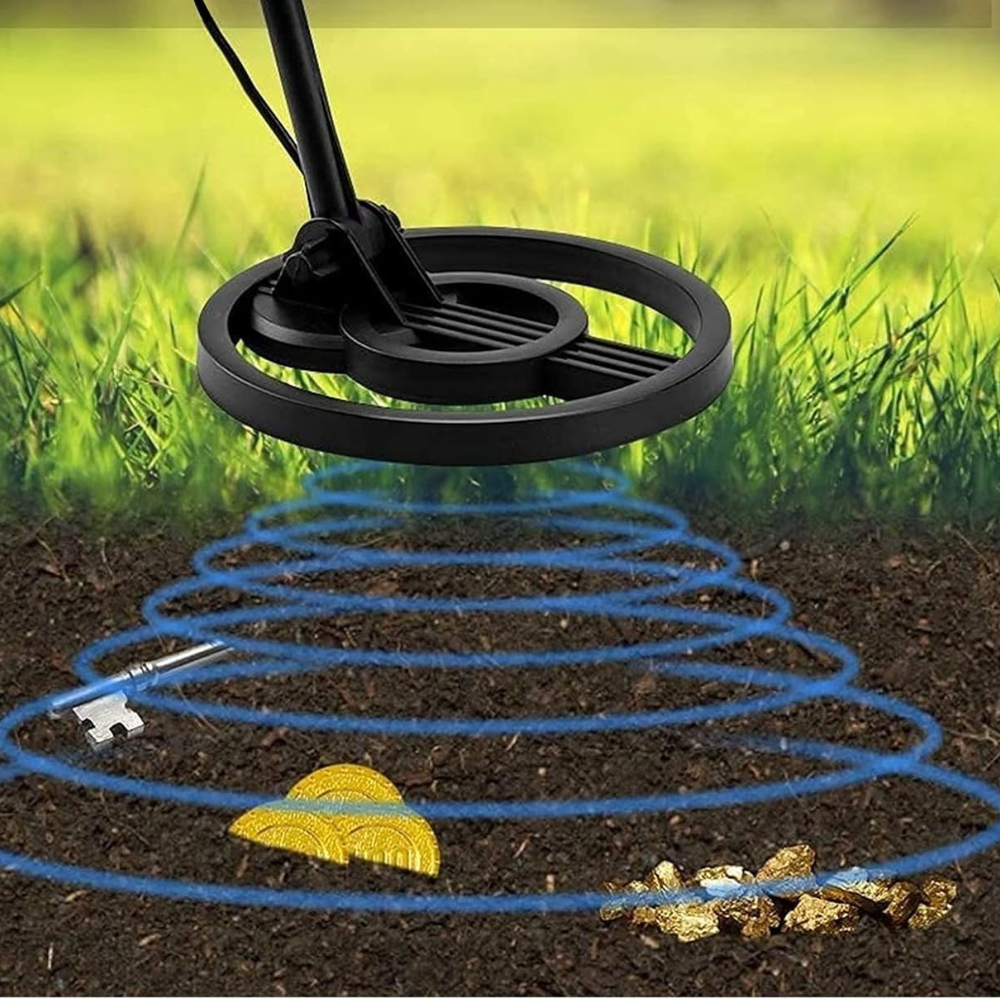 Détecteur de Métaux Imperméable – Trouvez Or, Argent, Pièces et Reliques