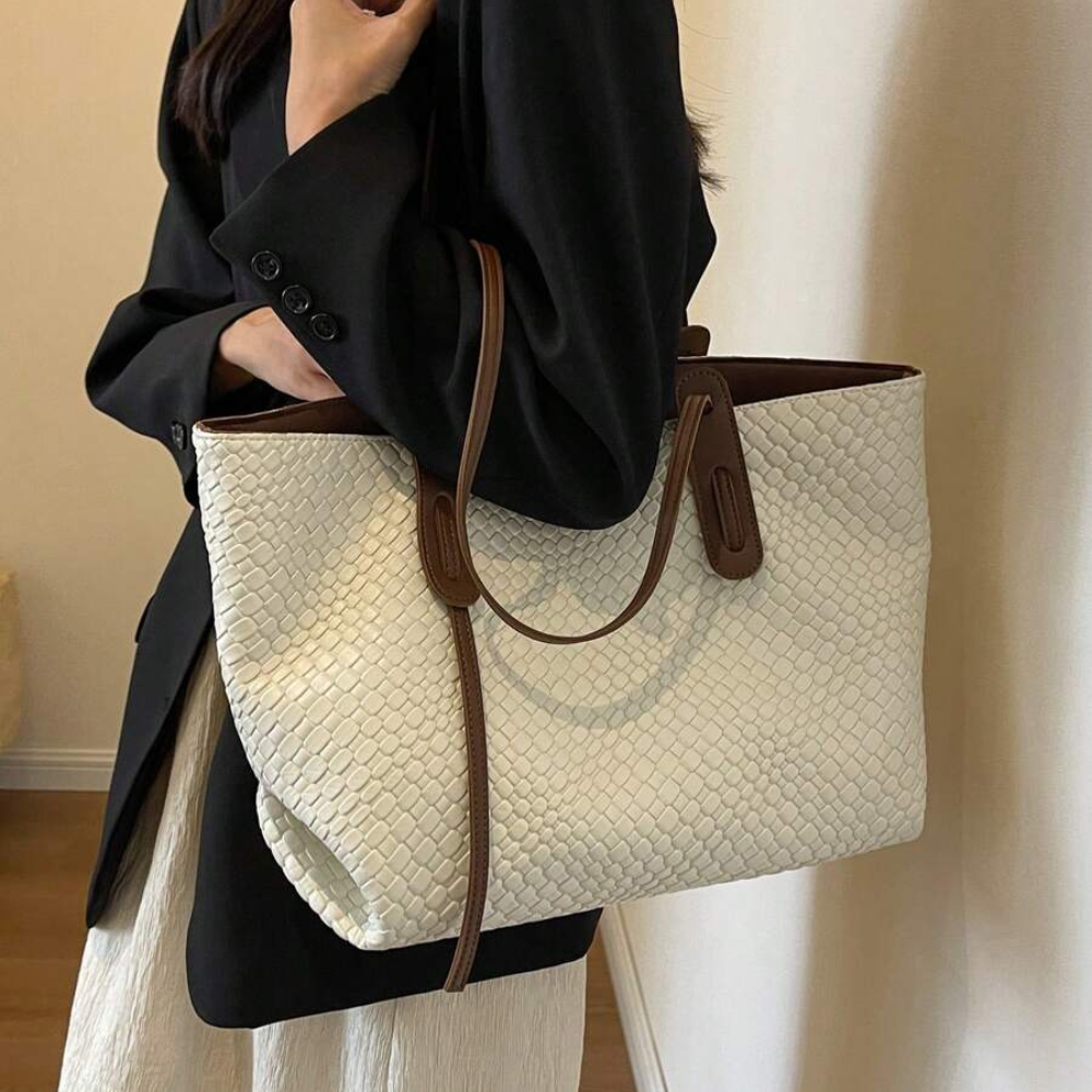 Sac Cabas Classique en Cuir PU | Élégant et Spacieux