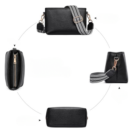 Sac Bandoulière Moderne Femme avec Sangle Réglable | Simple et Compact