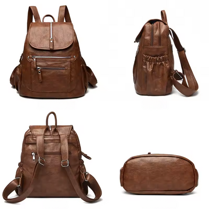 Sac à Dos Classique Femme en Cuir Vegan | Stylé & Léger