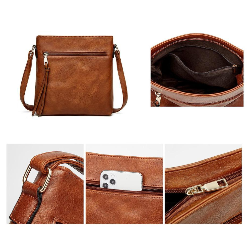 Sac Bandoulière Classique En Similicuir PU | Spacieux, Élégant