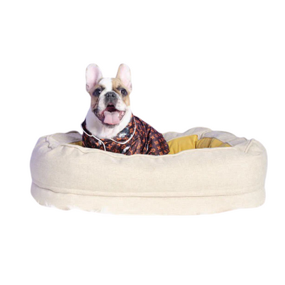 Lit Donut Apaisant pour Chien – Confort Moelleux et Soutien Lombaire