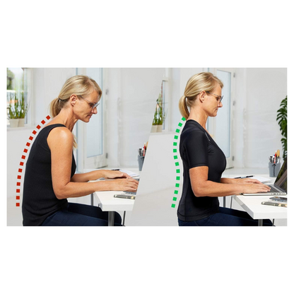T-shirt Correcteur de Posture Femme Noir | Alignement Épaules & Colonne