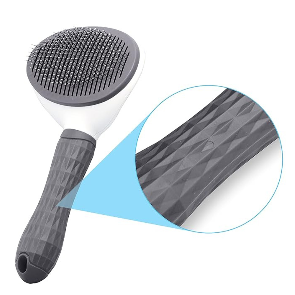 FurEase Brosse de Toilettage | Démêlante Auto-Nettoyante Chiens et Chats