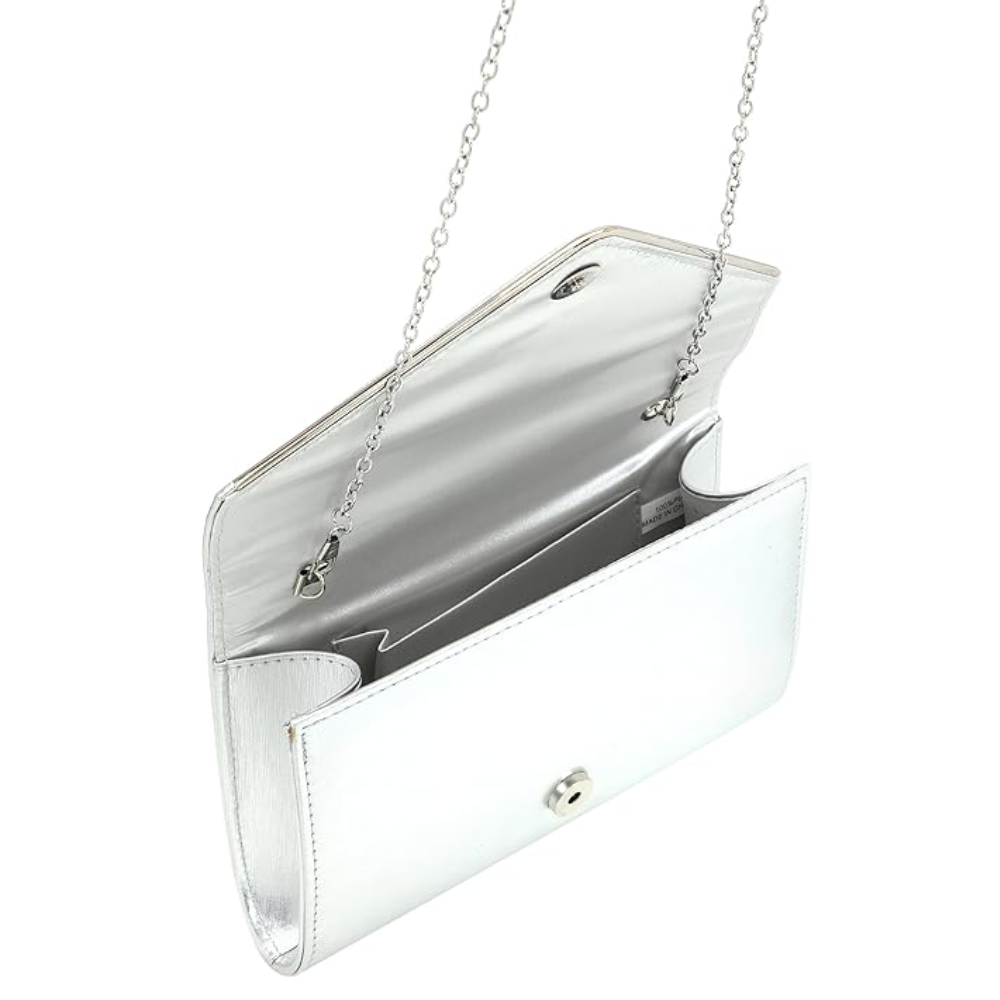 Sac Pochette en Cuir PU Souple | Sac Bandoulière Soirée Élégant