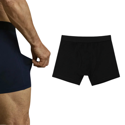 Boxers Caleçons Anti-Fuites Homme, Noir | Confort Sec Toute la Journée