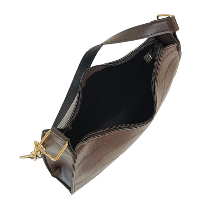 Sac à Bandoulière Motif Croco | Sac à Main Élégant, Léger