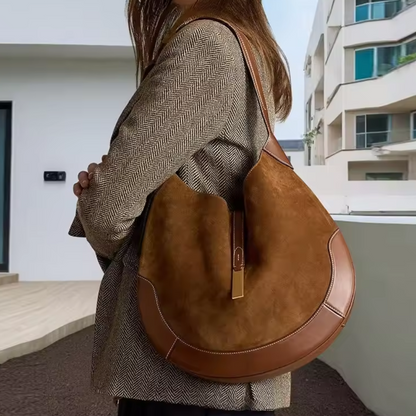 Aurélie - Sac Épaule en Daim