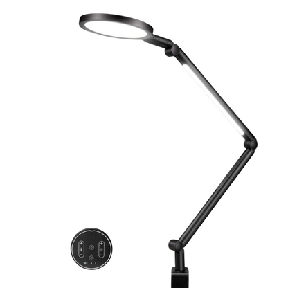 LumiPro Lampe LED Double Réglable | Éclairage Bureau Optimal