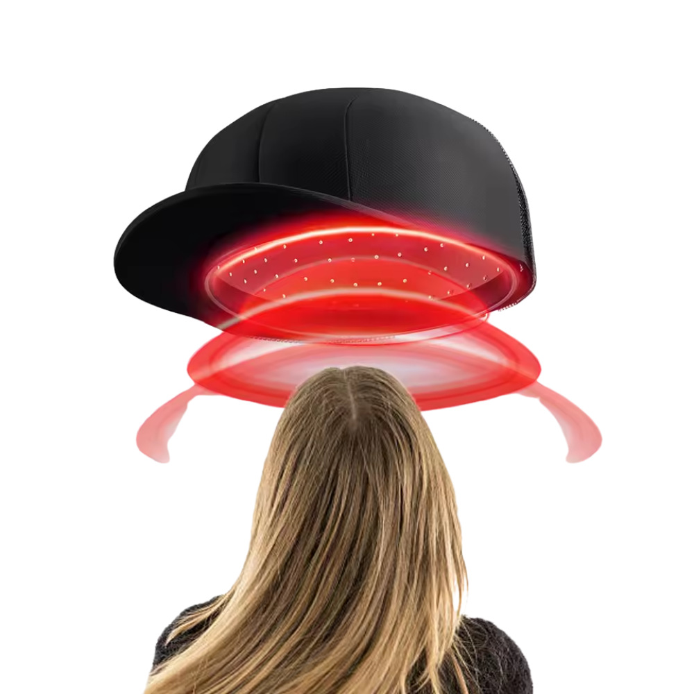 Casquette Thérapie Bicolore LED | Repousse des Cheveux, Cuir Chevelu