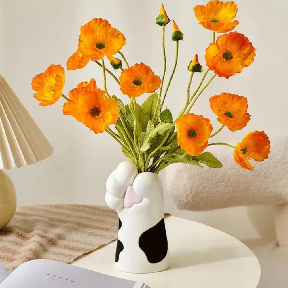 Vase Patte de Chat Pawfect Bloom | Décoration Maison Mignonne