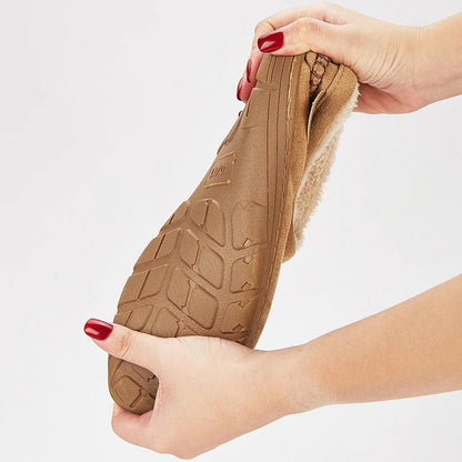 Chausson orthopédique homme effet suédine doublé chaud