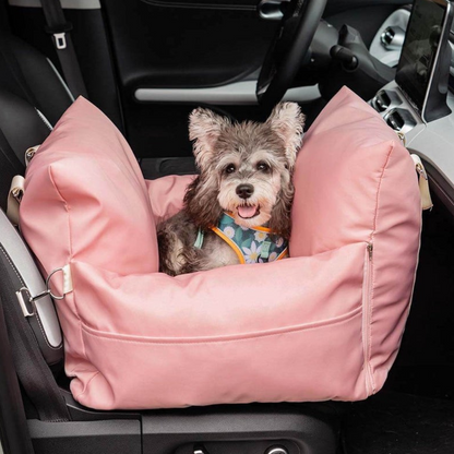 Siège Auto pour Chien de Luxe | Sûr et Confortable
