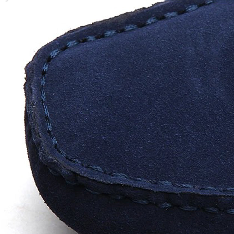 Mocassin orthopédique homme suède souple et casual