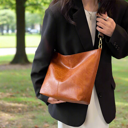 Sac Bandoulière Bohème 2-en-1 en Cuir Vegan | Écologique & Léger