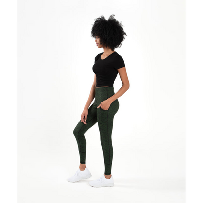 Leggings de Sport Taille Haute avec Poches | Galbant Sans Coutures