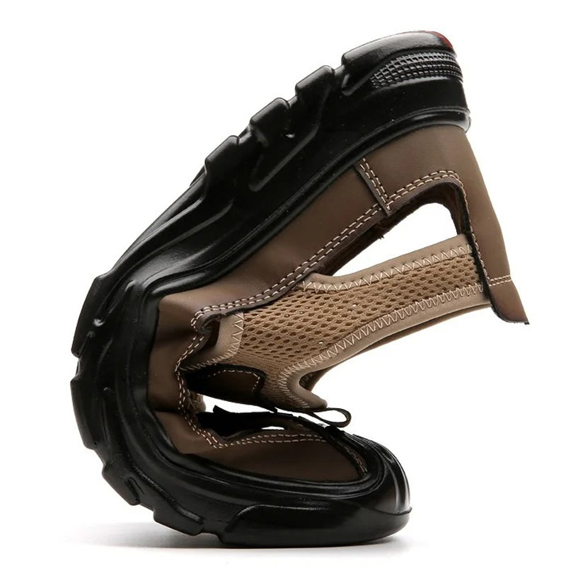 Sandale orthopédique homme aérée et souple