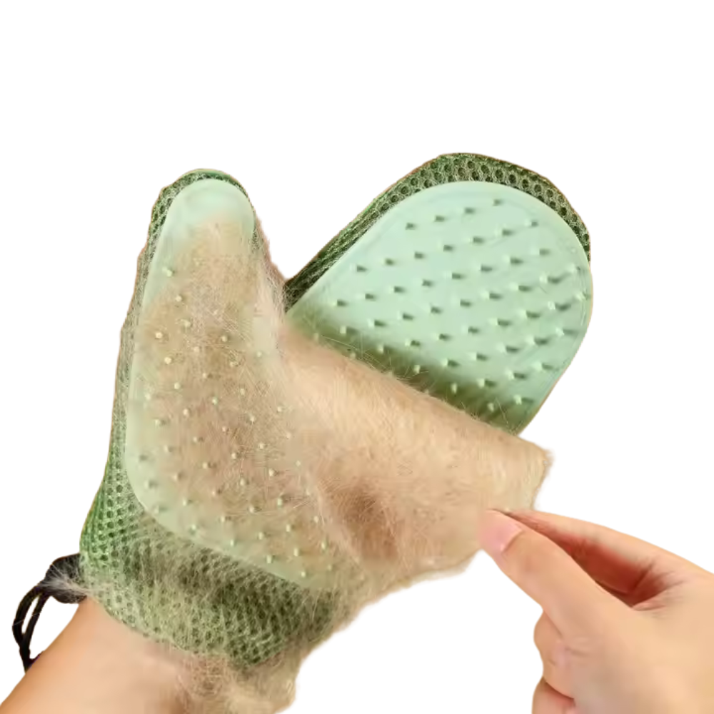 Gant de Toilettage Brumisateur – Brosse Anti-Poils Réutilisable