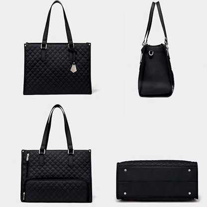 Sac Fourre-Tout Matelassé pour Ordinateur Portable | Sac Bandoulière Isotherme Élégant