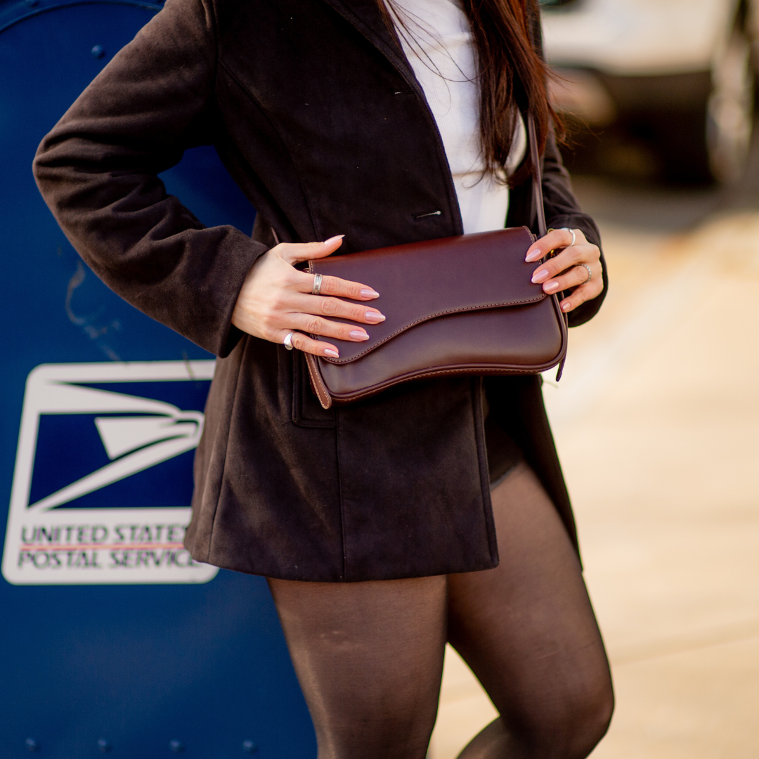 Jessy Petit Sac Bandoulière Femme Marron Foncé