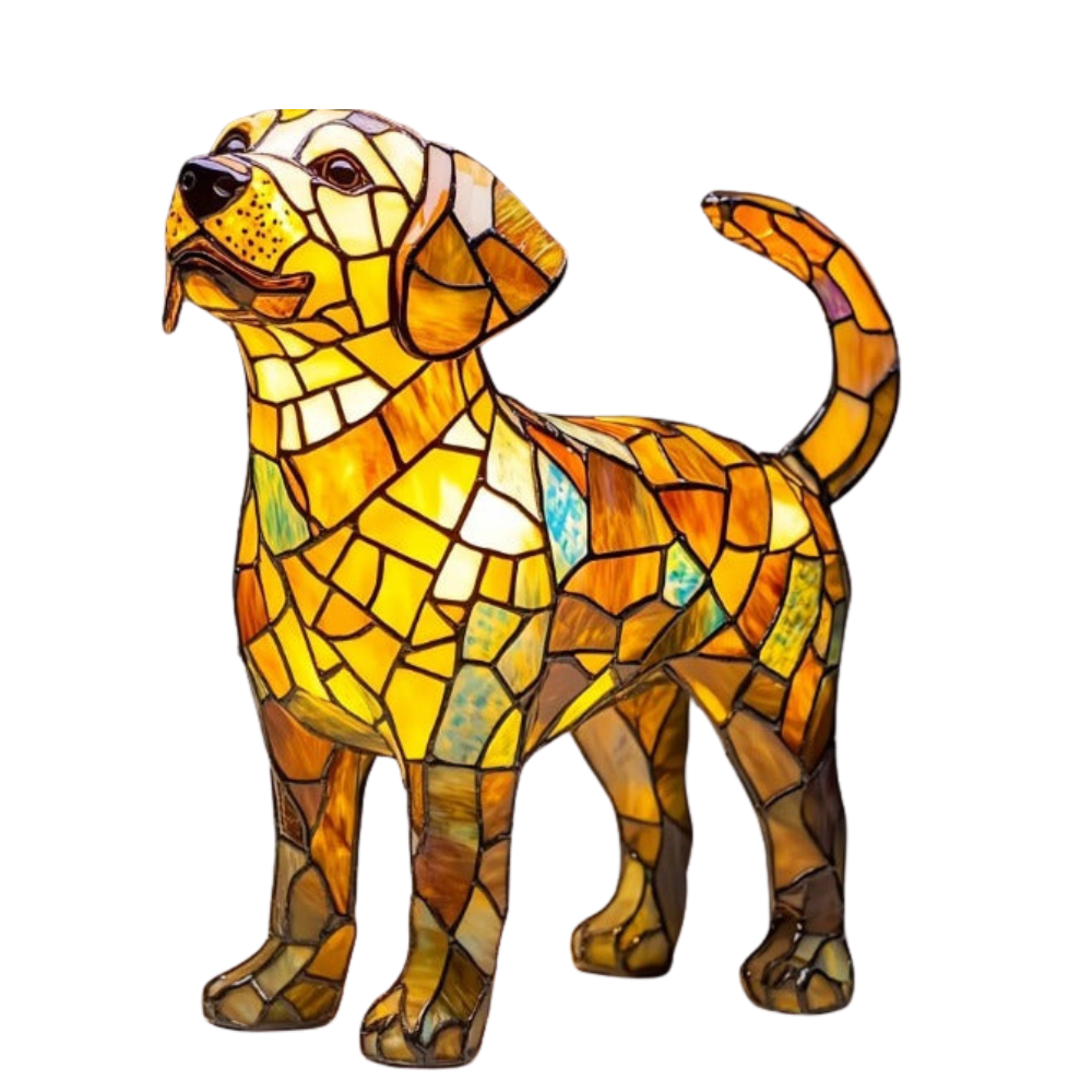 Lampe Souvenir Chien LED – Lumière Apaisante et Design Émotionnel