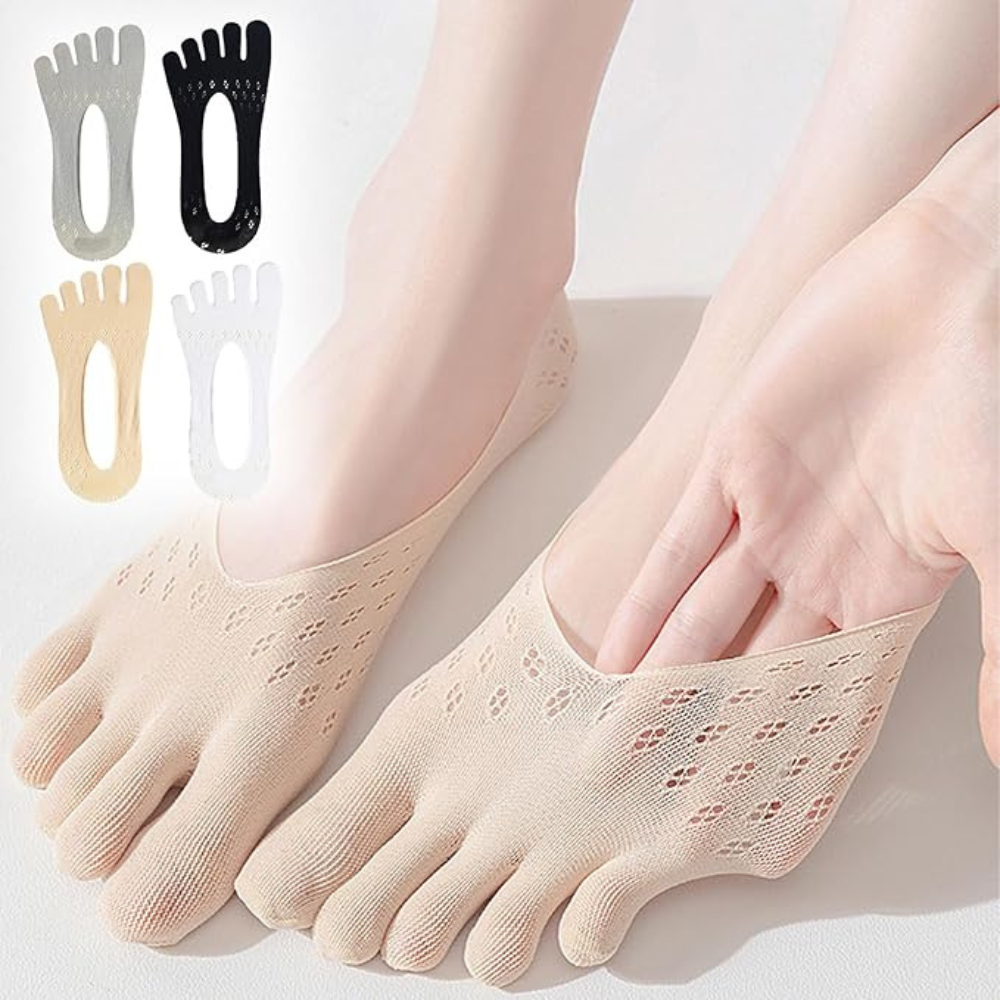 BareToes Chaussettes Invisibles | Confort et Séparation des Orteils