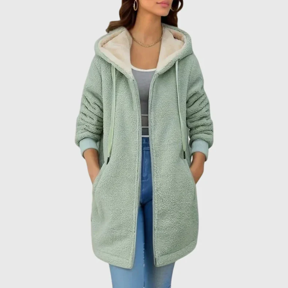 Élisabeth - Hoodie Polaire à Zip