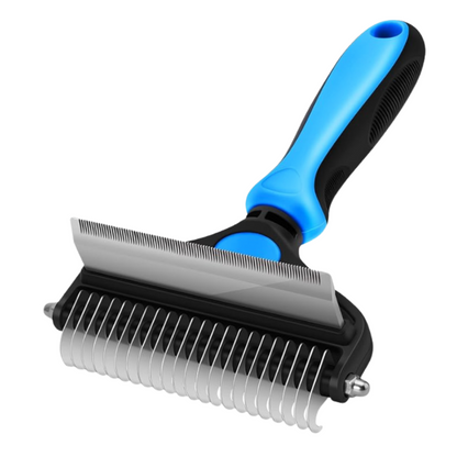 FurEase Peigne pour Animaux | 2‑en‑1 Démêlage et Toilettage