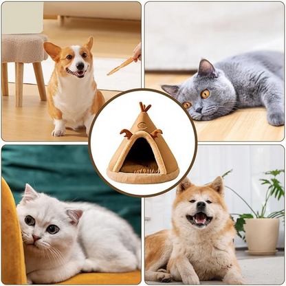 Lit Tente pour Animaux QuickWarm | Doux, Confort Instantané