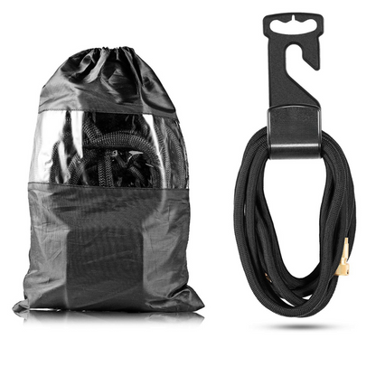 Tuyau d’Arrosage Extensible 30 mètres avec Buse Multifonction | Léger, Anti-Emmêlement