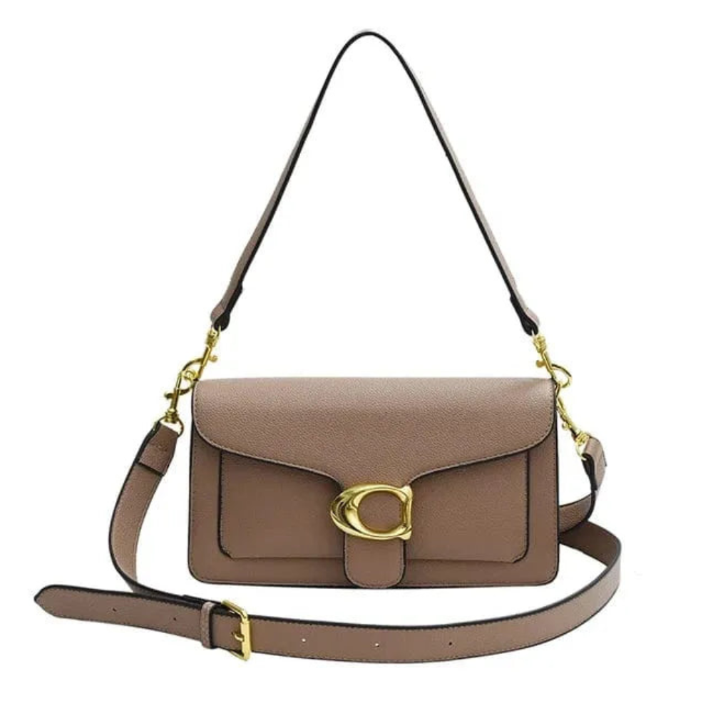 Sac Bandoulière Minimaliste en Cuir Synthétique | Sac à Main Moderne, Élégant