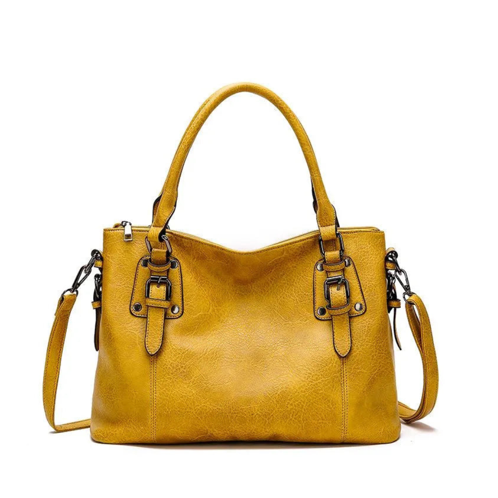 Sac à Main Bandoulière Élégant En Cuir PU Souple | Léger, Spacieux