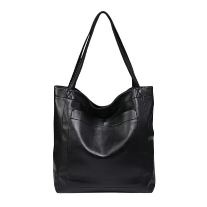 Grand Sac Cabas Vintage en Cuir PU | Élégant & Durable