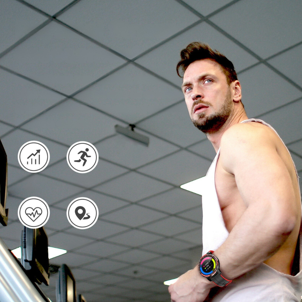 Montre Connectée Étanche pour Homme | Fitness & Santé