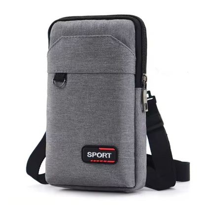 UrbanRunner Gris | Sac Banane Étanche Voyage et Sport pour Hommes